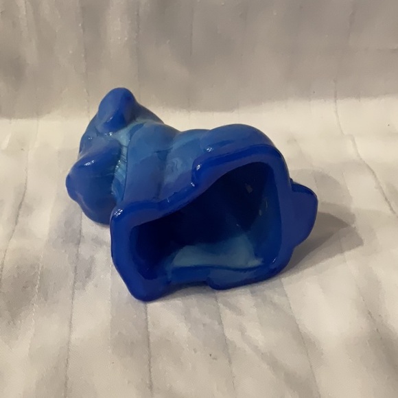 Degenhart Henry's Blue Glass Pooch Dog Figurine - Picture 3 of 4